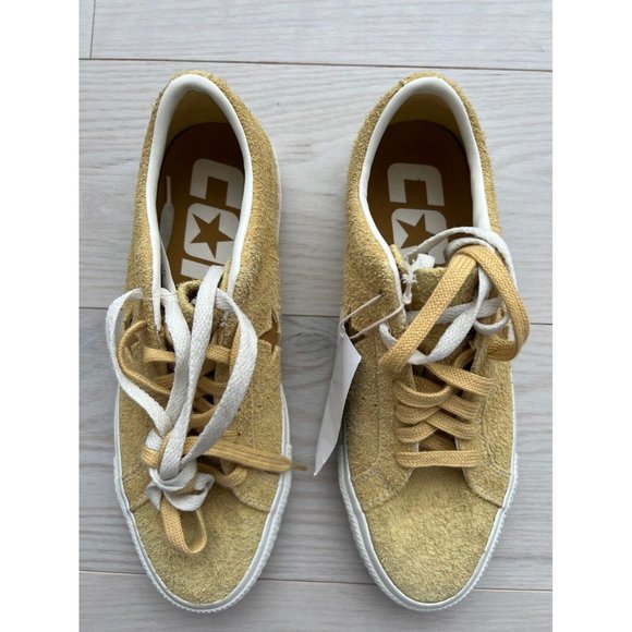 Converse A04158C One Star Pro Vintage Suede Sneakers Trailhead Gold ( 8.5M ) - Picture 6 of 7